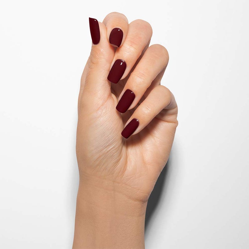 Morgan Taylor Nail Lacquer (A Touch Of Sass) Dark Red Professional Lacquer, Vibrant, Chip-Resistant, Fast-Drying, Long-Lasting, High-Shine, Perfect for Manicures & Pedicure, 0.5 ounce. - Image 3